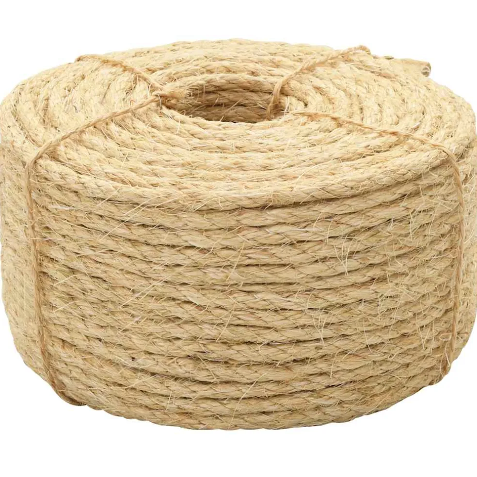 vidaXL Touw 6 mm 100 m 100% sisal