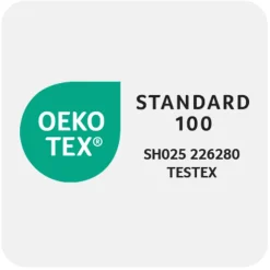 vidaXL Traagschuimmatras Medium 80 x 160 cm Wit en Grijs