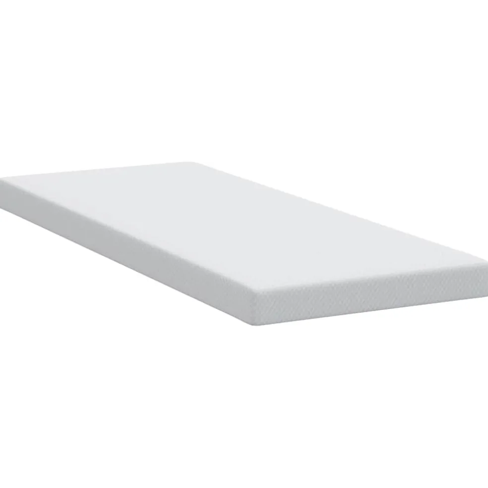 vidaXL Traagschuimmatras topper 70 x 200 cm Thick Stof-100% polyester