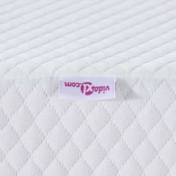 vidaXL Traagschuimmatras topper 70 x 200 cm Thick Stof-100% polyester