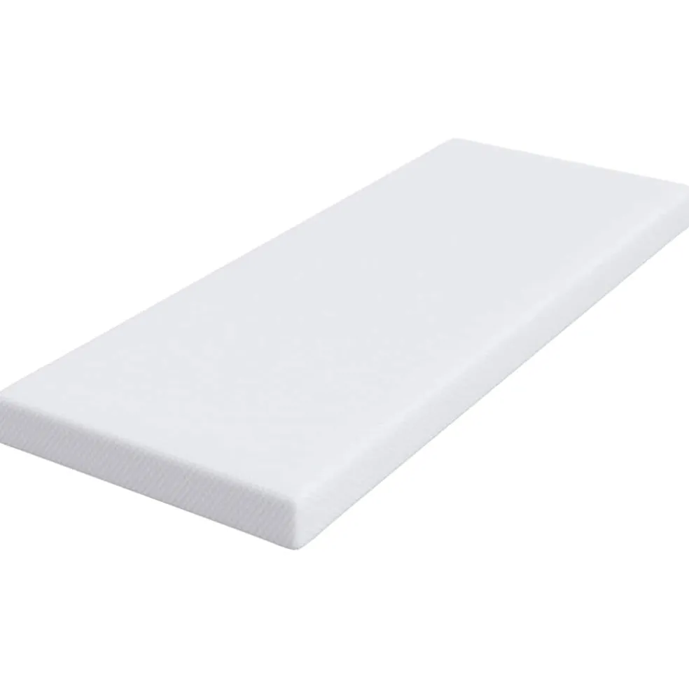 vidaXL Traagschuimmatras topper 70 x 200 cm Thick Stof-100% polyester