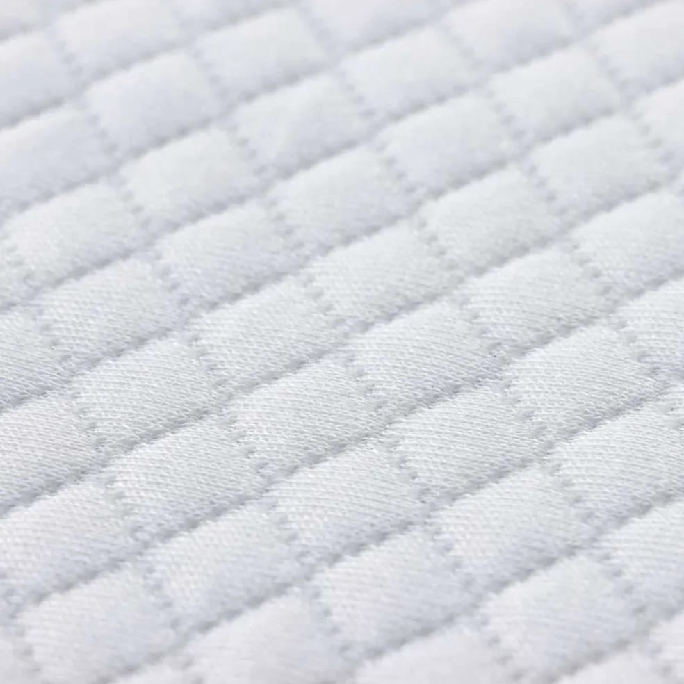 vidaXL Traagschuimmatras topper 70 x 200 cm Thick Stof-100% polyester