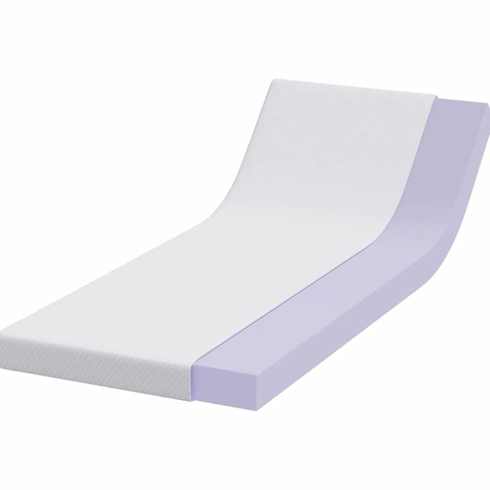 vidaXL Traagschuimmatras topper 70 x 200 cm Thick Stof-100% polyester