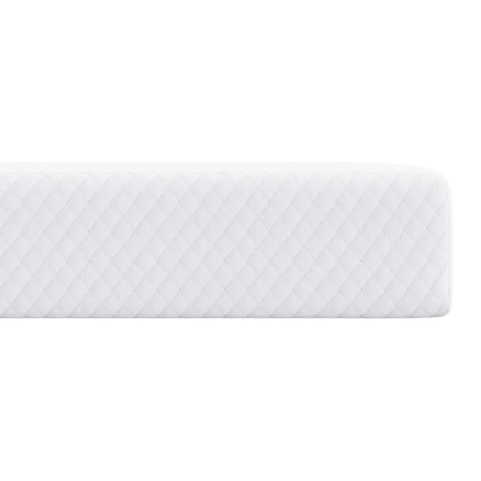 vidaXL Traagschuimmatras topper 70 x 200 cm Thick Stof-100% polyester