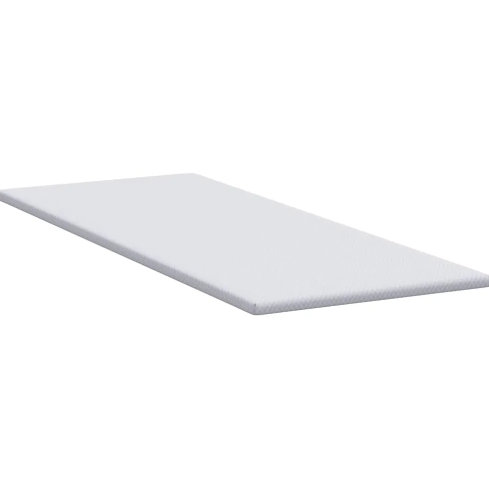vidaXL Traagschuimmatras topper 80 x 200 cm Thick Stof-100% polyester