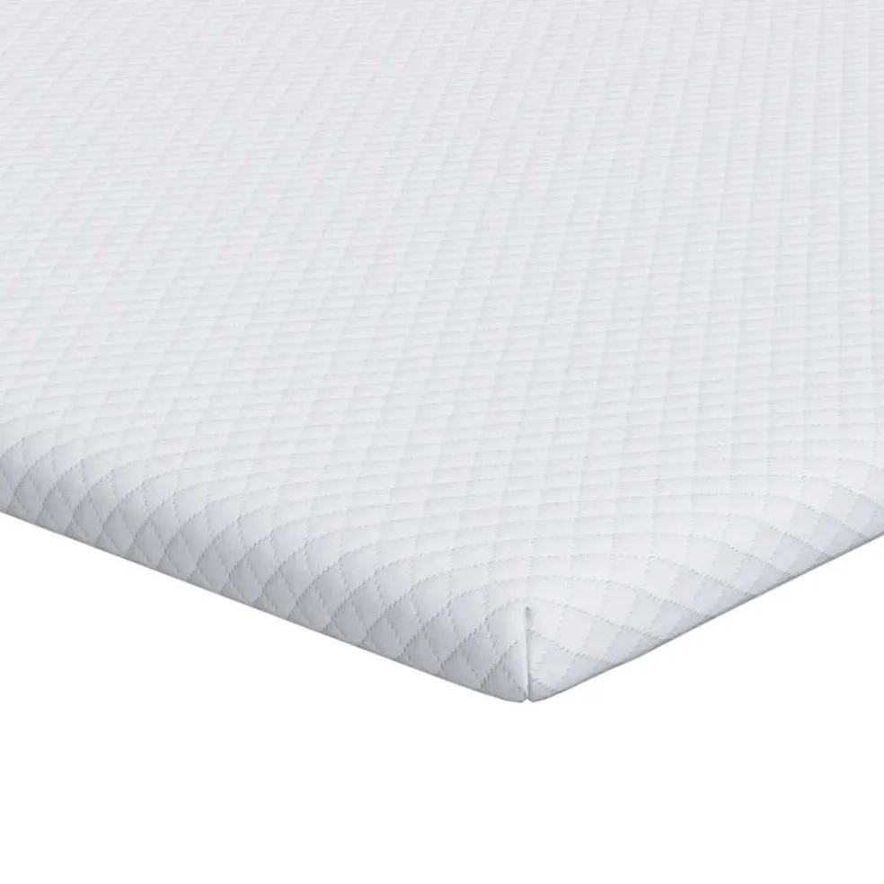vidaXL Traagschuimmatras topper 80 x 200 cm Thick Stof-100% polyester