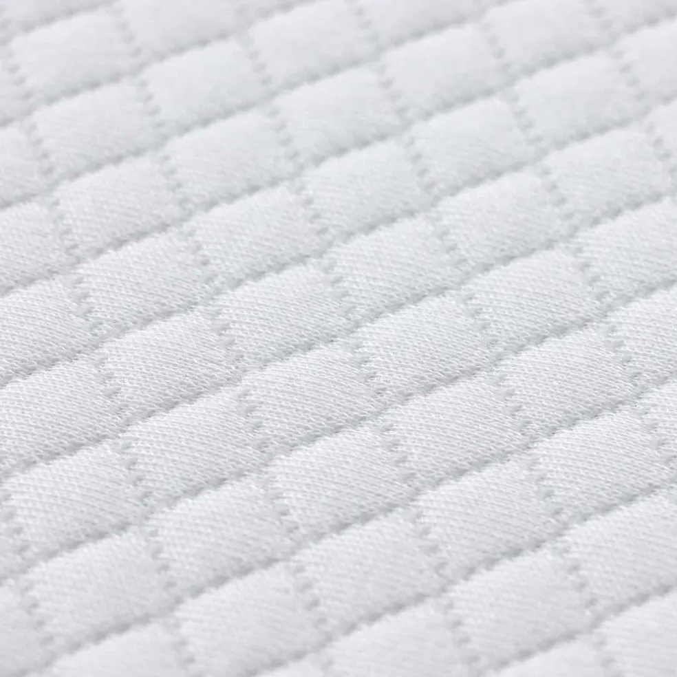 vidaXL Traagschuimmatras topper 80 x 200 cm Thick Stof-100% polyester