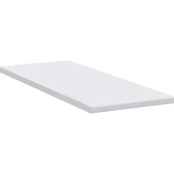 vidaXL Traagschuimmatras topper 70 x 200 cm Thick Stof-100% polyester