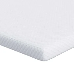 vidaXL Traagschuimmatras topper 70 x 200 cm Thick Stof-100% polyester