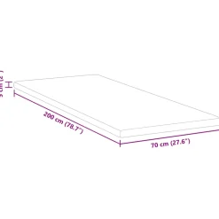 vidaXL Traagschuimmatras topper 70 x 200 cm Thick Stof-100% polyester