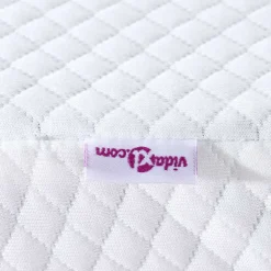 vidaXL Traagschuimmatras topper 70 x 200 cm Thick Stof-100% polyester