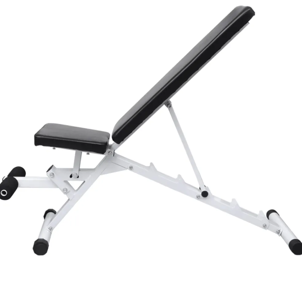 vidaXL Trainingsbank met halterset 30,5 kg