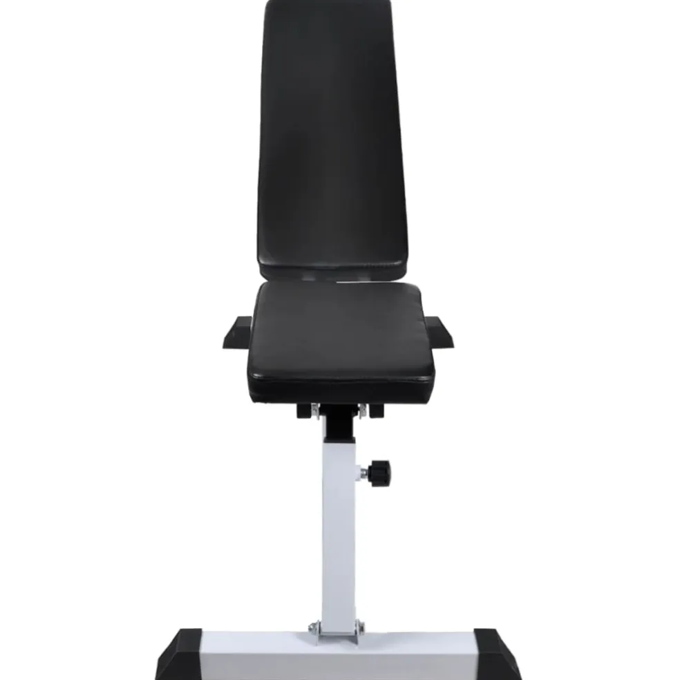 vidaXL Trainingsbank met halterset 60,5 kg