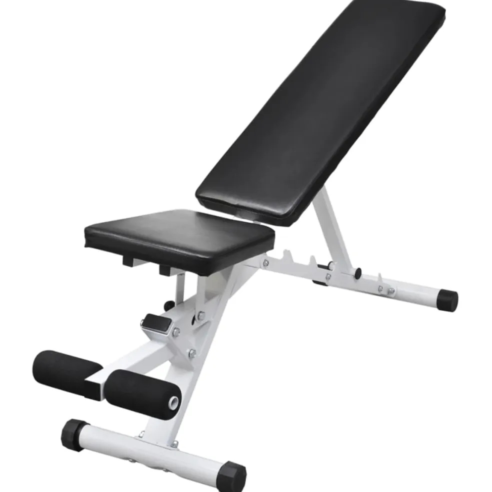 vidaXL Trainingsbank met halterset 60,5 kg