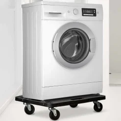 vidaXL Transporttrolley 58x38x12 cm PP zwart