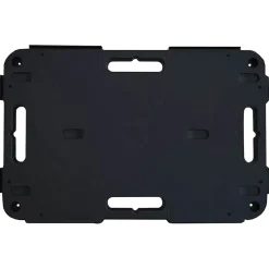 vidaXL Transporttrolley 58x38x12 cm PP zwart