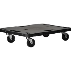 vidaXL Transporttrolley 58x38x12 cm PP zwart