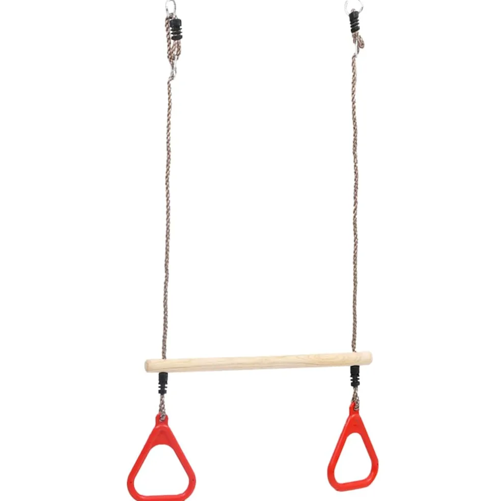 vidaXL Trapezestang met ringen