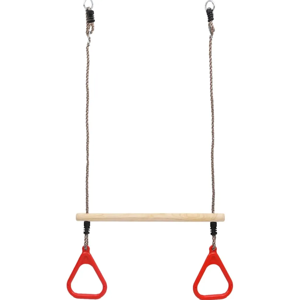 vidaXL Trapezestang met ringen