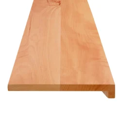vidaXL Traplopers 2 st 70 x 25 x 2 cm Lak Massief beukenhout