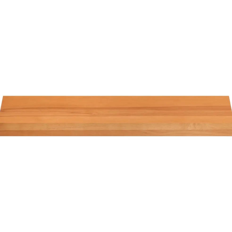vidaXL Trapmatten 2 st Licht Bruin 80 x 25 x 2 cm Massief beukenhout