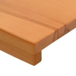 vidaXL Trapmatten 2 st Licht Bruin 80 x 25 x 2 cm Massief beukenhout