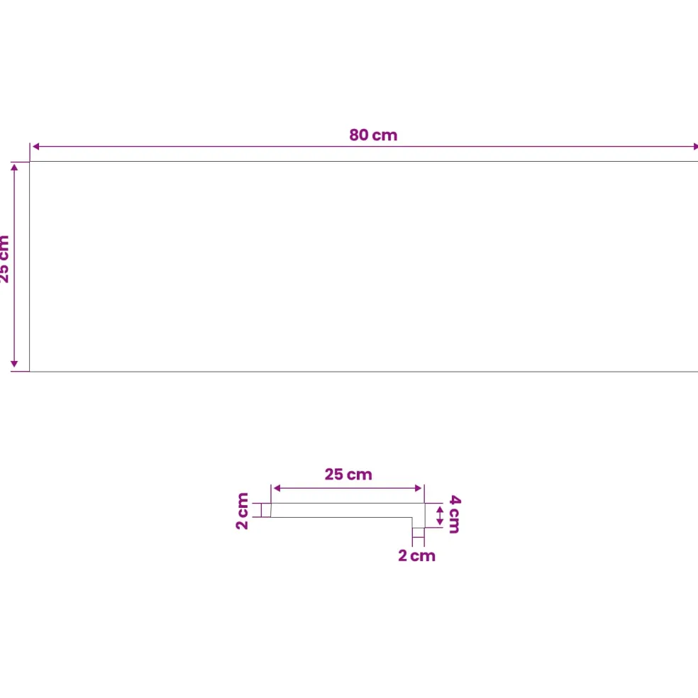 vidaXL Trapmatten 2 st Licht Bruin 80 x 25 x 2 cm Massief beukenhout