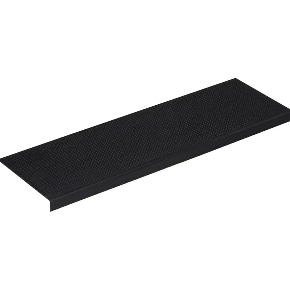 vidaXL Trapmatten 10 st 25x75 cm rubber