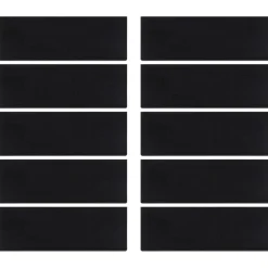vidaXL Trapmatten 10 st 25x75 cm rubber