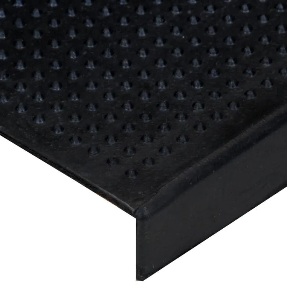 vidaXL Trapmatten 10 st 25x75 cm rubber