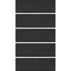 vidaXL Trapmatten 5 st 25x75 cm rubber