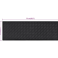 vidaXL Trapmatten 5 st 25x75 cm rubber