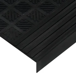 vidaXL Trapmatten 10 st 25x75 cm rubber