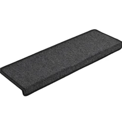 vidaXL Trapmatten 15 st 65x21x4 cm Antraciet Rechthoekige Rand
