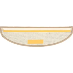 vidaXL Trapmatten 15 st 56x17x3 cm Bruin Halfrond