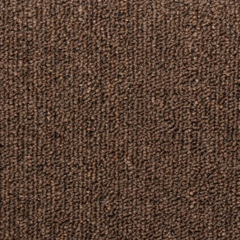 vidaXL Trapmatten 15 st 65x21x4 cm Bruin Rechthoekige Rand
