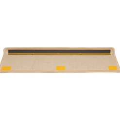 vidaXL Trapmatten 15 st 65x21x4 cm crème met rechthoekige rand