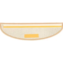 vidaXL Trapmatten 15 st 56x17x3 cm Crème Halfrond