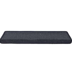 vidaXL Trapmatten 15 st 65x21x4 cm donkergrijs en blauw