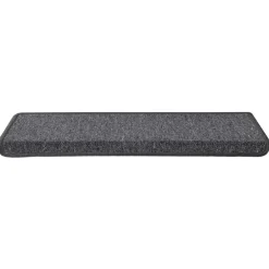 vidaXL Trapmatten 15 st 65x21x4 cm Donkergrijs Rechthoekige Rand