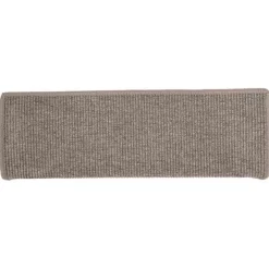 vidaXL Trapmatten 15 st 65x21x4 cm Donkerbeige Rechthoekige Rand