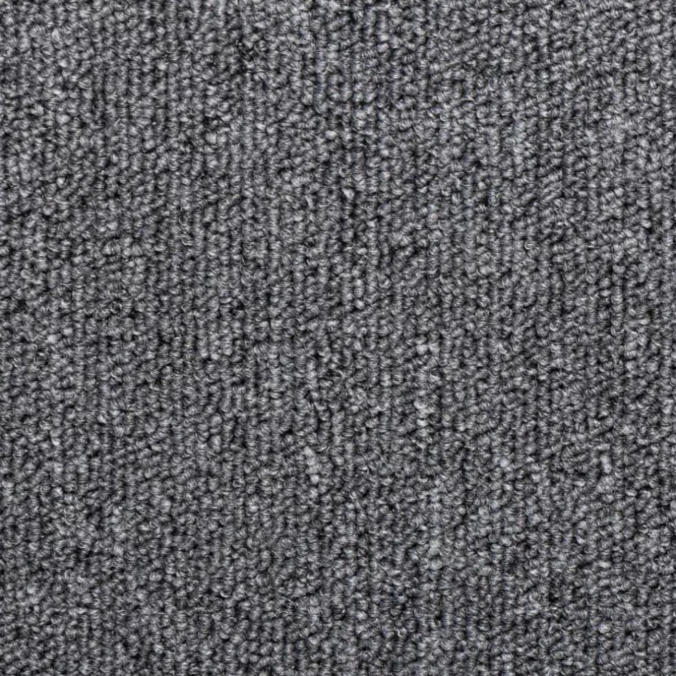 vidaXL Trapmatten 15 st 65x21x4 cm Donkergrijs Rechthoekige Rand
