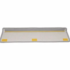 vidaXL Trapmatten 15 st 65x21x4 cm Grijs Rechthoekige Rand