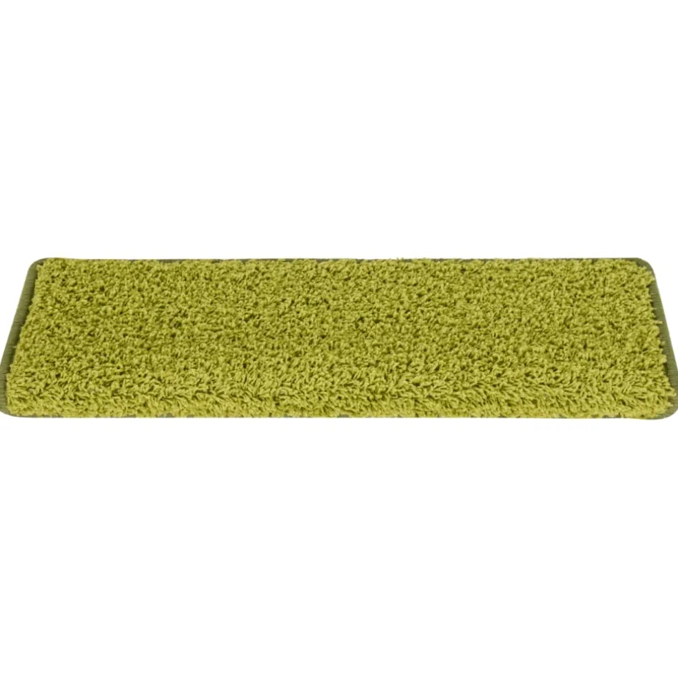 vidaXL Trapmatten 15 st 65x21x4 cm Groen Rechthoekige Rand