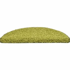 vidaXL Trapmatten 15 st 56x17x3 cm Groen Halfrond