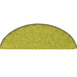 vidaXL Trapmatten 15 st 56x17x3 cm Groen Halfrond