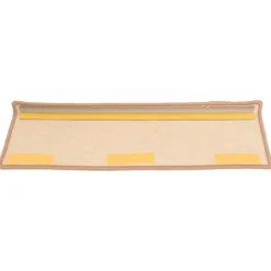 vidaXL Trapmatten 15 st 65x21x4 cm lichtbruin met rechthoekige rand
