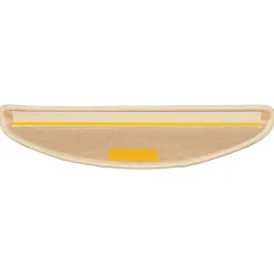 vidaXL Trapmatten 15 st 56x17x3 cm Lichtbeige Halfrond