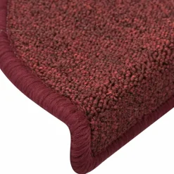 vidaXL Trapmatten 15 st 56 x 17 x 3 cm Non-Slip Bordeaux Rood