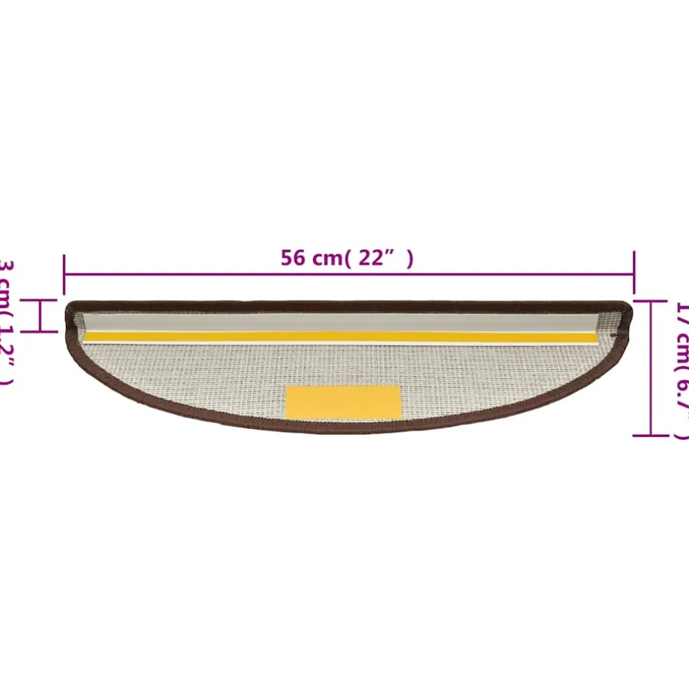 vidaXL Trapmatten 15 st 56 x 17 x 3 cm Non-Slip Wit en Grijs
